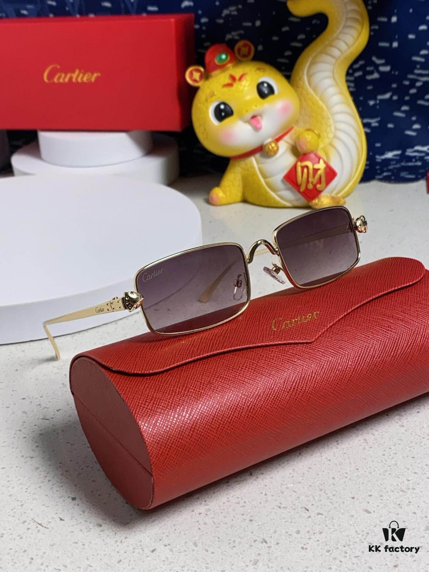 6931fb923a89a121ed54c396 Cartier 2025 Newest Metal Square Sunglasses for Men, European and American Retro Trend Small Frame Leopard Design Fashion Sunglasses for Women, CT0473S