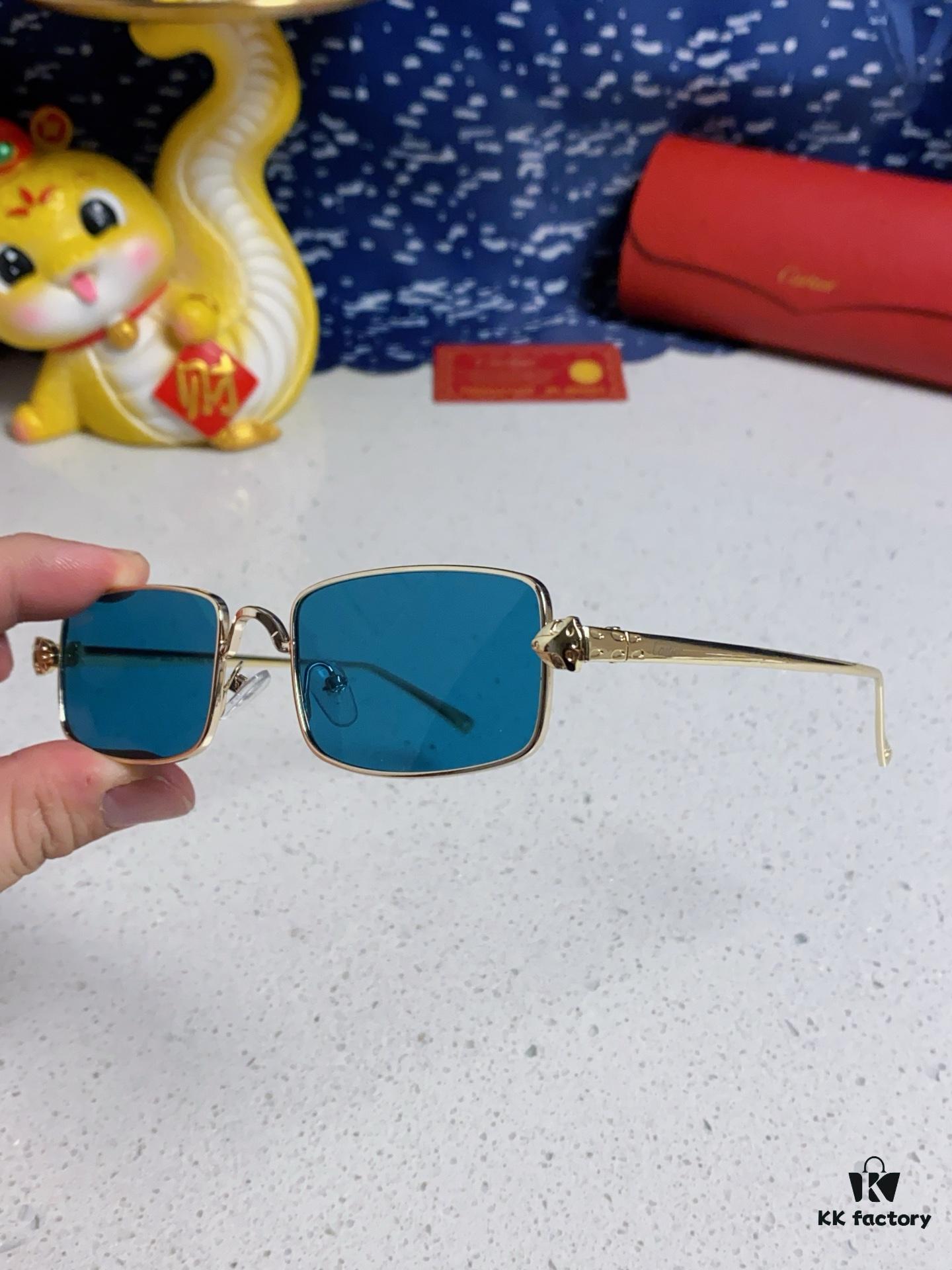 6931fb923a89a121ed54c39c Cartier 2025 Newest Metal Square Sunglasses for Men and Women, European and American Retro Trend Small Frame Leopard Design Fashionable Eyewear CT0473S