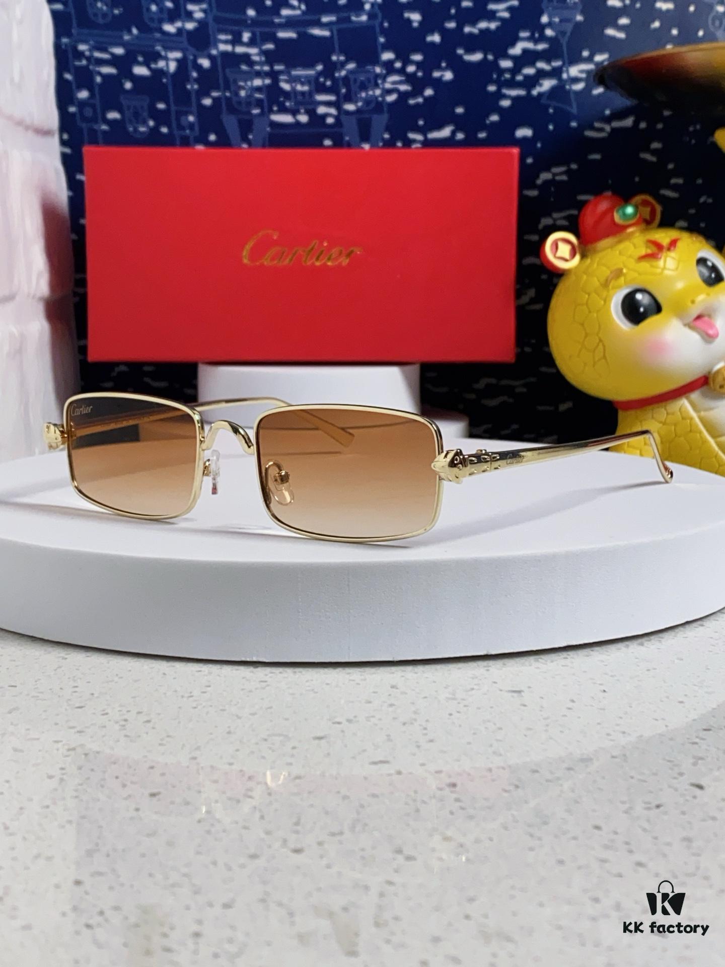 6931fb933a89a121ed54c3a0 Cartier 2025 Latest Metal Square Sunglasses for Men, European and American Retro Trend Small Frame Leopard Design Unisex Fashion Sunglasses CT0473S