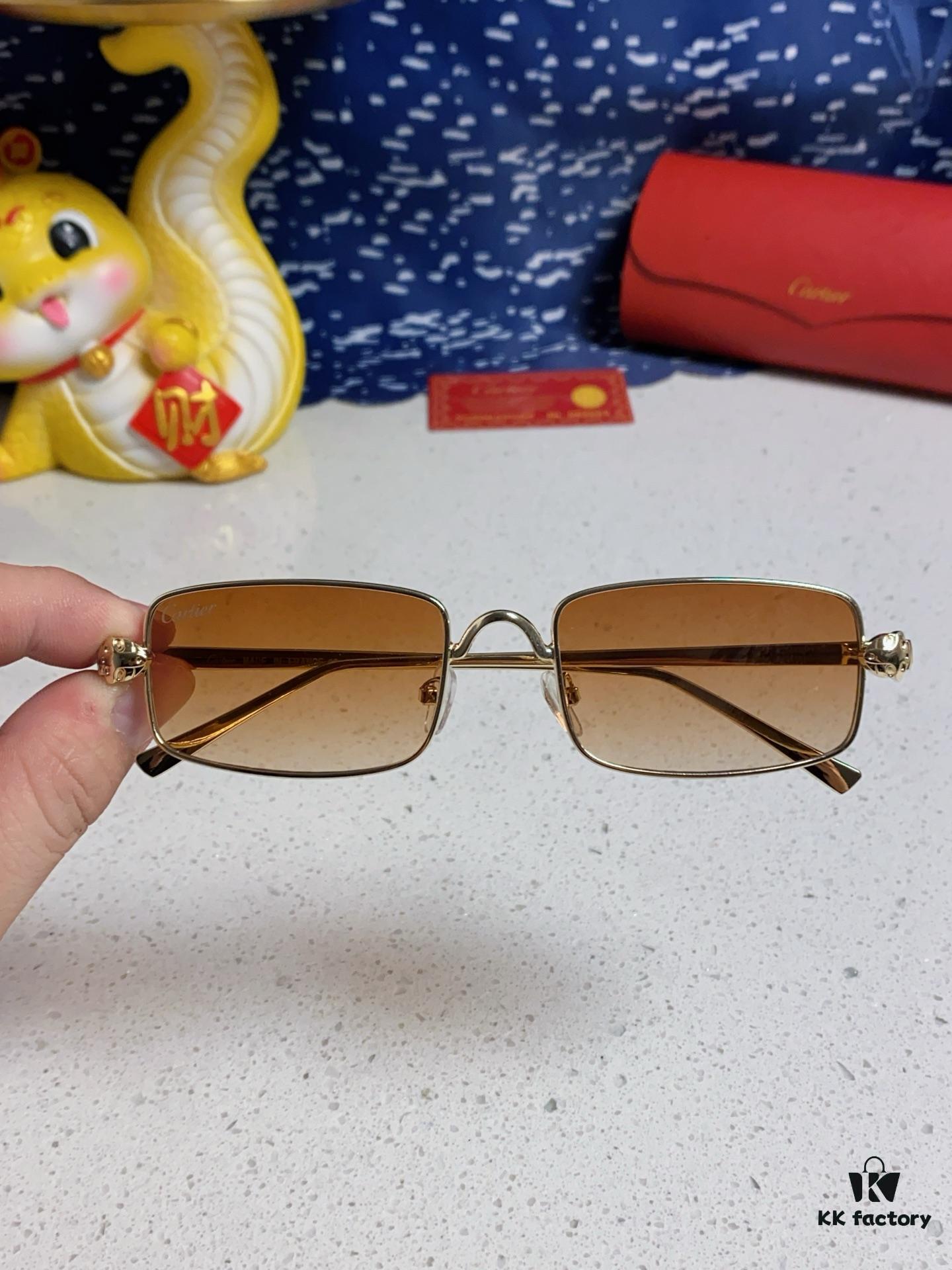 6931fb933a89a121ed54c3a3 Cartier 2025 Latest Metal Square Sunglasses for Men, European and American Retro Trend Small Frame Leopard Design Unisex Fashion Sunglasses CT0473S