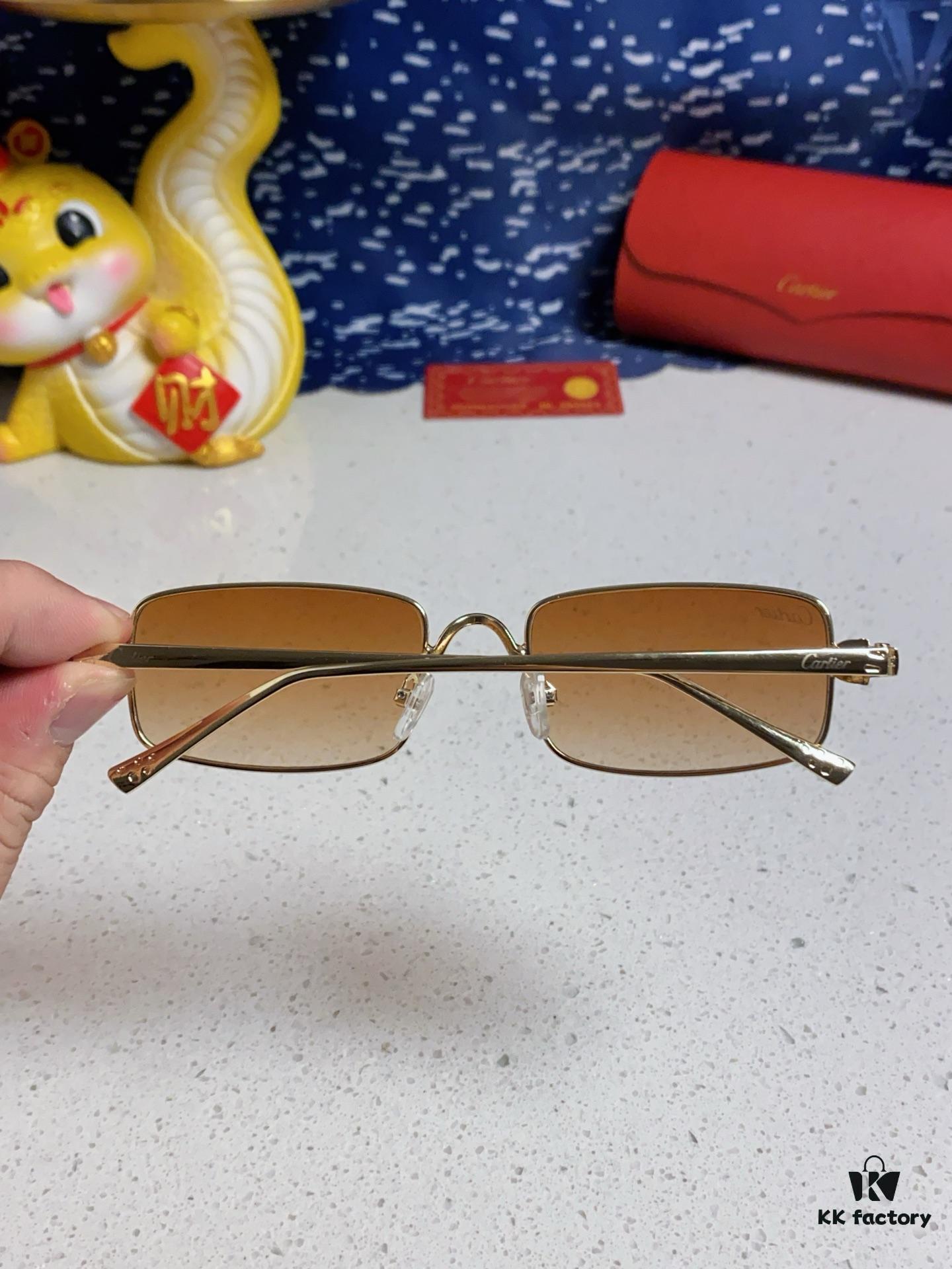 6931fb933a89a121ed54c3a4 Cartier 2025 Latest Metal Square Sunglasses for Men, European and American Retro Trend Small Frame Leopard Design Unisex Fashion Sunglasses CT0473S