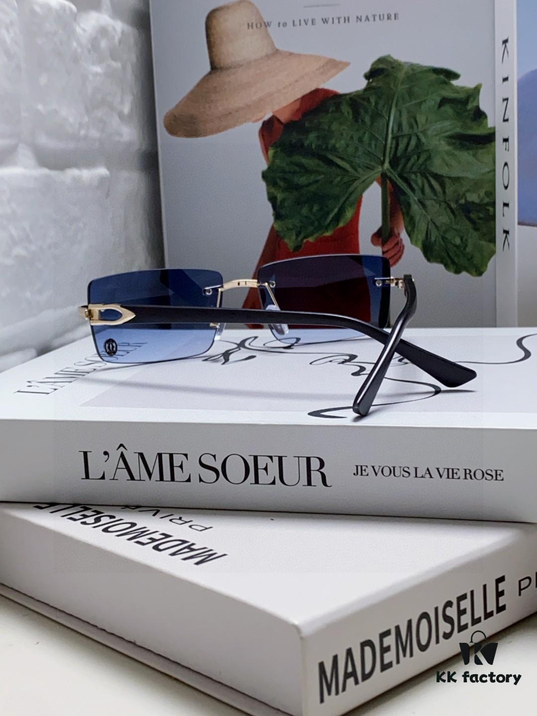 6931fb983a89a121ed54c3ec Cartier 2025 New Unisex Frameless Fashion Blue Light Blocking HD Lightweight Youth Portable Eyeglasses Sunglasses