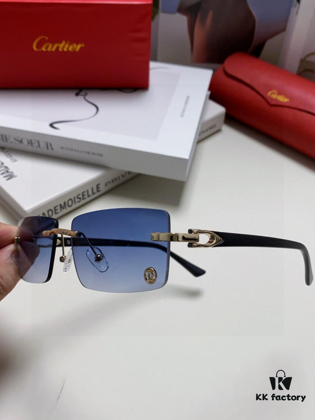 6931fb993a89a121ed54c3ef Cartier 2025 New Unisex Frameless Fashion Blue Light Blocking HD Lightweight Youth Portable Eyeglasses Sunglasses
