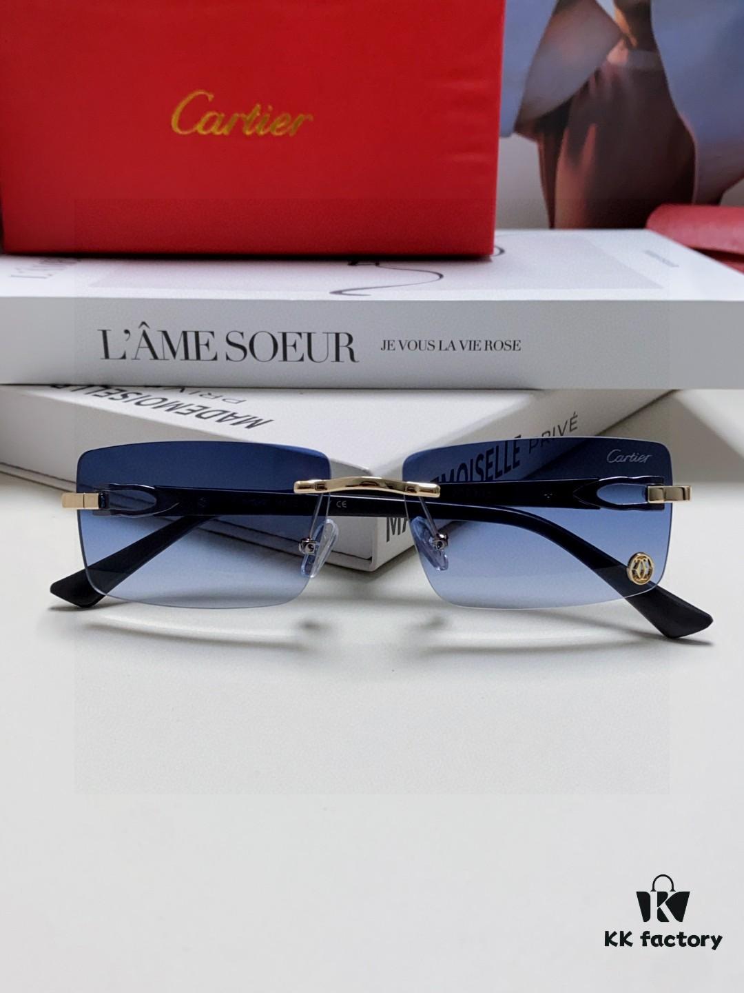 6931fb993a89a121ed54c3f0 Cartier 2025 New Unisex Frameless Fashion Blue Light Blocking HD Lightweight Youth Portable Eyeglasses Sunglasses