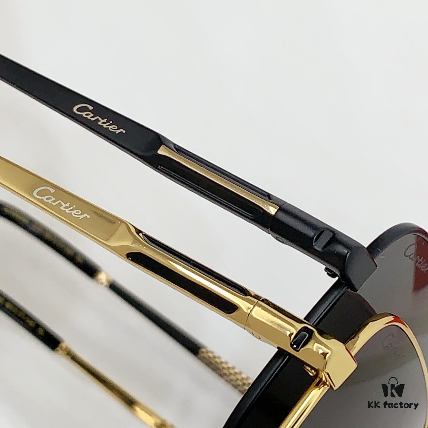 130 Cartier CT0525S Sunglasses, Size 60-17-145