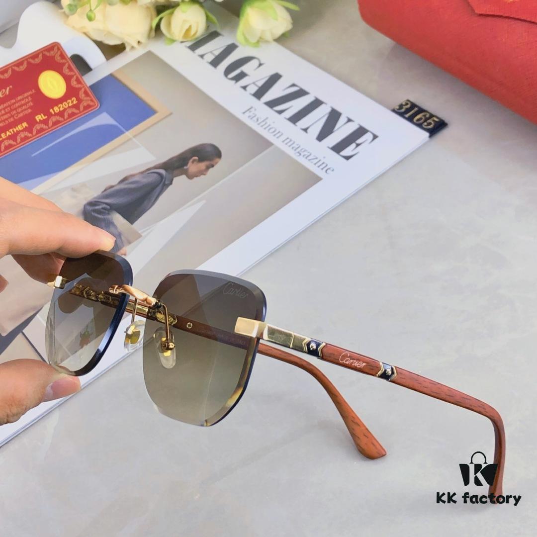 6931fba13a89a121ed54c45e Cartier Fashion New Arrival Sunglasses, High-Quality Stylish Square Metal Frame Unisex Cool Design