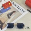 6931fba63a89a121ed54c4ac Cartier New Metal Frameless Polygonal Sunglasses for Men and Women, Popular on Instagram in Europe and America