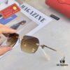 6931fba63a89a121ed54c4ae Cartier New Metal Frameless Polygonal Sunglasses for Men and Women, Popular on Instagram in Europe and America