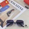 6931fba83a89a121ed54c4ca Cartier New Retro Fashion Metal Sunglasses Half-Rim Double Bridge Unisex Aviator Shades