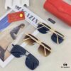 Cartier Vintage Men's Metal Double-Bridge Sunglasses, Bold Business-Style Driver UV400 UV-Protection Sun Glasses