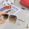 Cartier Vintage Men's Metal Double-Bridge Sunglasses, Bold Business-Style Driver UV400 UV-Protection Sun Glasses
