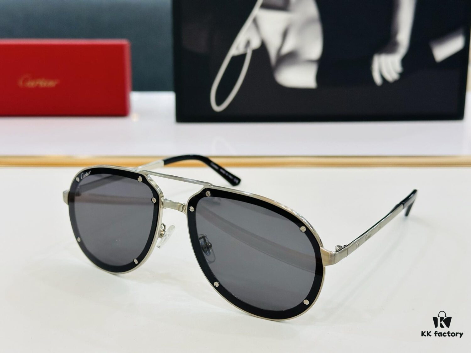 6931fbaa3a89a121ed54c4df Cartier Classic Sunglasses MODEL: CT0195S Size: 60□17-140 Driving Sunglasses