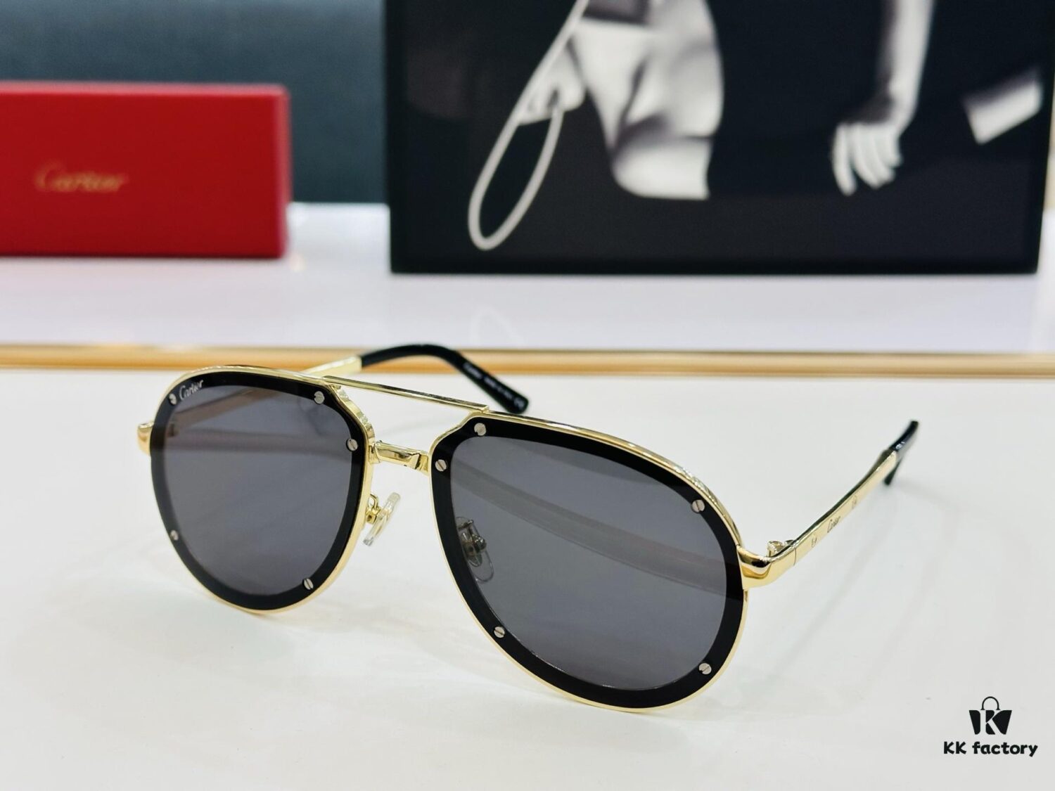 6931fbaa3a89a121ed54c4e0 Cartier Classic Sunglasses MODEL: CT0195S Size: 60□17-140 Driving Sunglasses