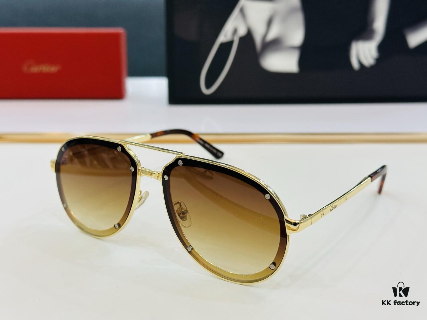 6931fbaa3a89a121ed54c4e3 Cartier Classic Sunglasses MODEL: CT0195S Size: 60□17-140 Driving Sunglasses