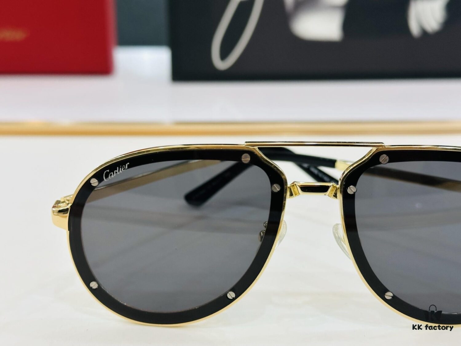 6931fbaa3a89a121ed54c4e5 Cartier Classic Sunglasses MODEL: CT0195S Size: 60□17-140 Driving Sunglasses