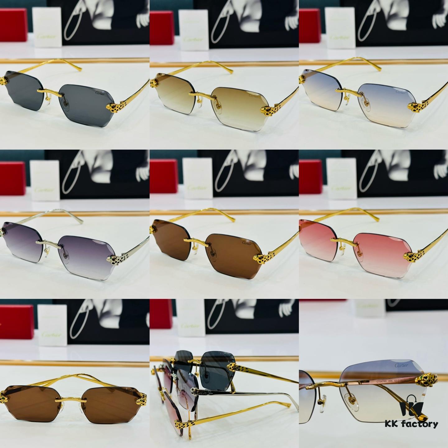 6931fbb03a89a121ed54c537 New Arrival Cartier Model CT0478S Size 57-18-140 High-Quality Brand Iconic Driving Sunglasses