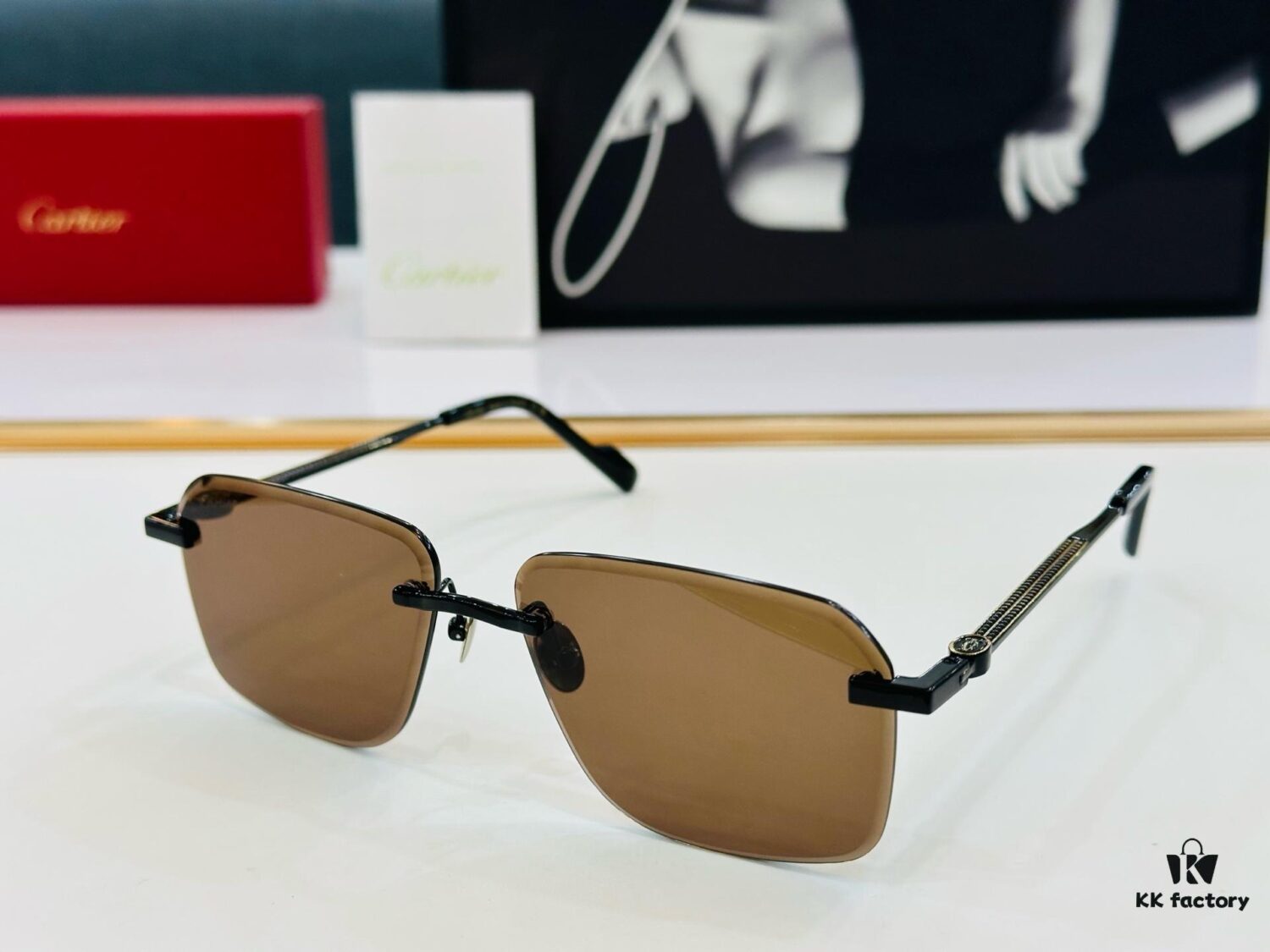 6931fbb23a89a121ed54c54d New Arrival Cartier CA Model CT0501S Size 60-15-145 High-Quality Brand Iconic Driving Sunglasses