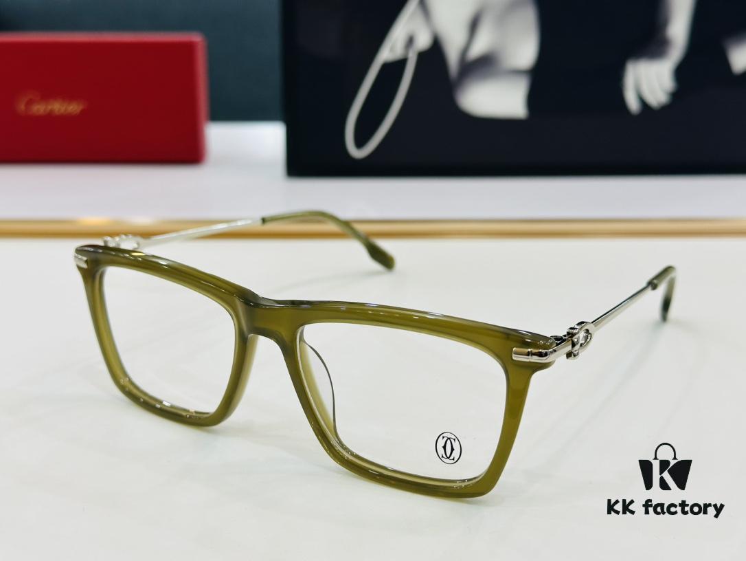 6931fbb33a89a121ed54c561 Cartier CT0516 Size: 55□17-145, Small Frame, Universal Fit, Minimalist and Elegant, Fashionable Unisex Sunglasses