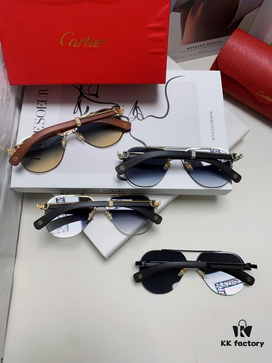 6931fbbf3a89a121ed54c589 Cartier 2024 Retro Double-Bridge Prescription Sunglasses with UV Protection, Oversized Frame for Men, Suitable for Driving