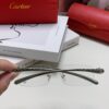 6931fbc53a89a121ed54c5ca Cartier 2024 New Frameless Panther Eyeglasses for Men, Lightweight Prescription Frames for Large Faces, Suitable for Optical Lenses, Sunglasses or Reading Glasses