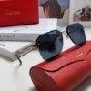 6931fbc63a89a121ed54c5d6 Cartier 2024 New Unframed Pilot Oversized Sunglasses for Men, Large Round Slimming Aviator Glasses, Men's Fashion Sun Glasses
