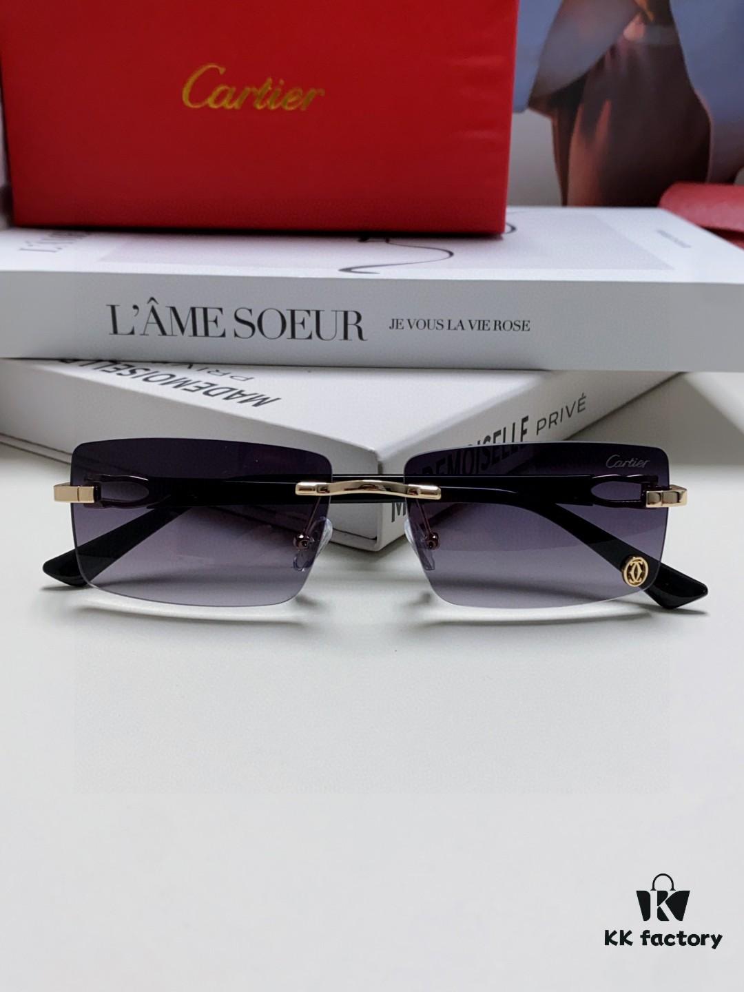 6931fbc73a89a121ed54c5df Cartier 2024 New Unisex Frameless Lightweight Blue Light Blocking HD Reading Glasses, Portable Fashion Eyewear