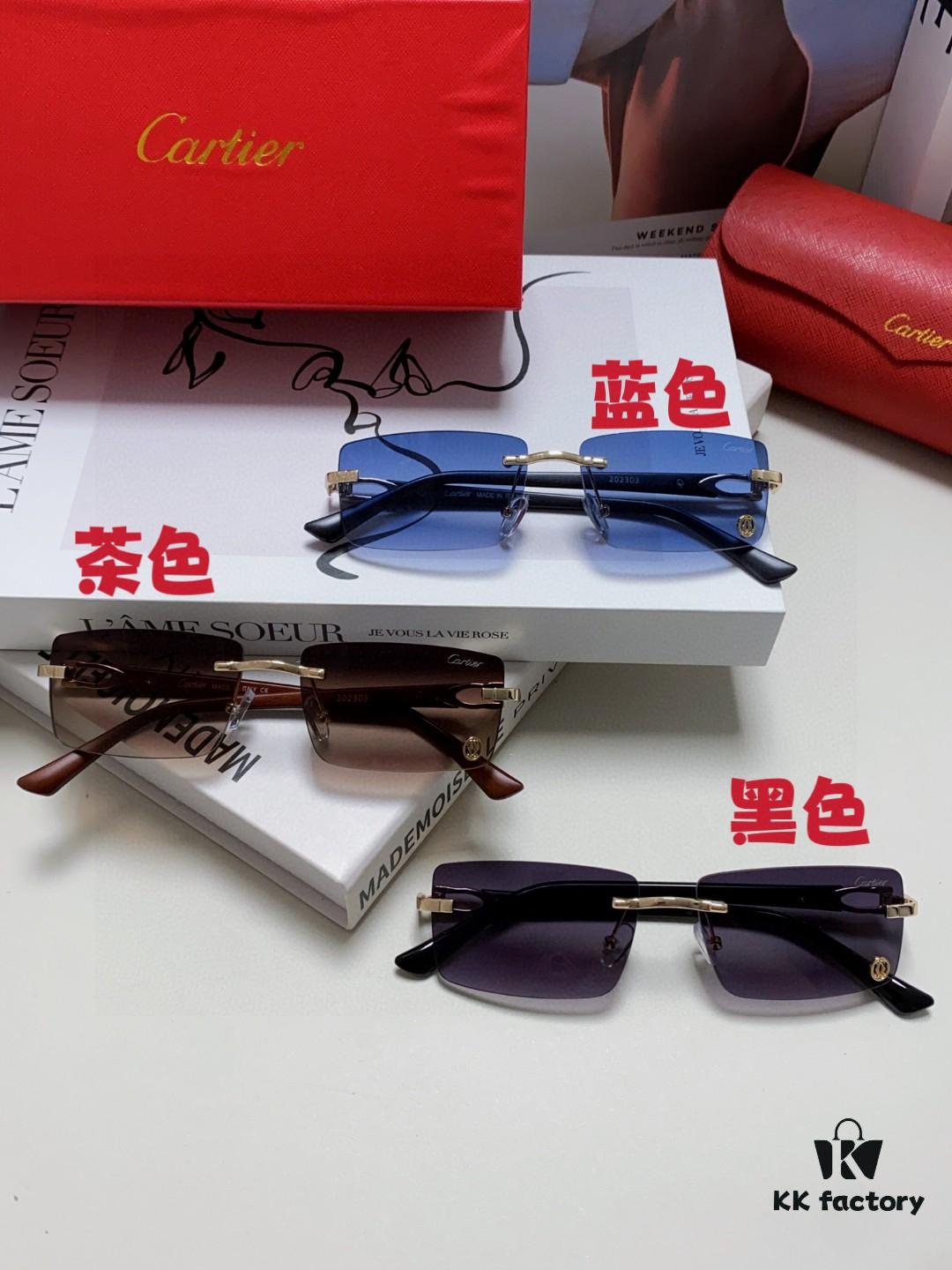 6931fbc73a89a121ed54c5e2 Cartier 2024 New Unisex Frameless Lightweight Blue Light Blocking HD Reading Glasses, Portable Fashion Eyewear