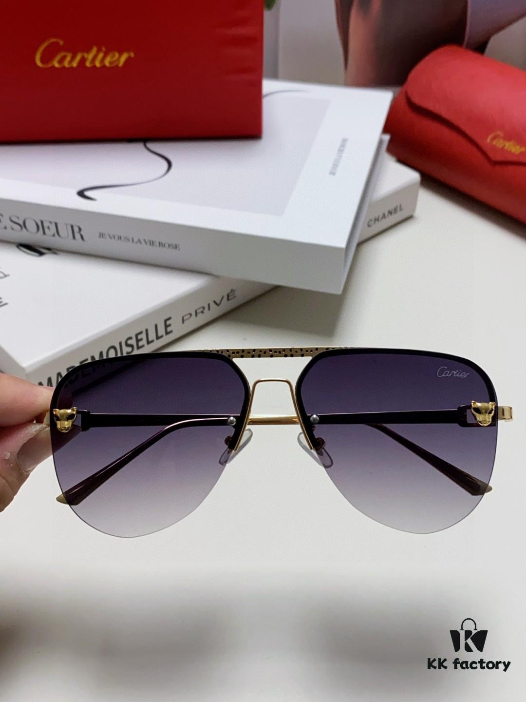 6931fbc83a89a121ed54c5f0 Cartier 2024 New Round Frame Unisex European Luxury Aviator Engraved Sunglasses