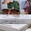 6931fbc83a89a121ed54c5f7 Cartier 2024 New Round Frame Unisex Luxury European and American Style Aviator Engraved Sunglasses