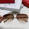 6931fbc93a89a121ed54c5fa Cartier 2024 New Round Frame Unisex Luxury European and American Style Aviator Engraved Sunglasses