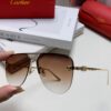 6931fbc93a89a121ed54c5fc Cartier 2024 New Round Frame Unisex Luxury European and American Style Aviator Engraved Sunglasses