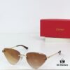 6931fbd33a89a121ed54c68c 160 Cartier Gold-Tone Plated PANTHÈRE DE CARTIER SUNGLASSES CT0399S Size: 62□15-145