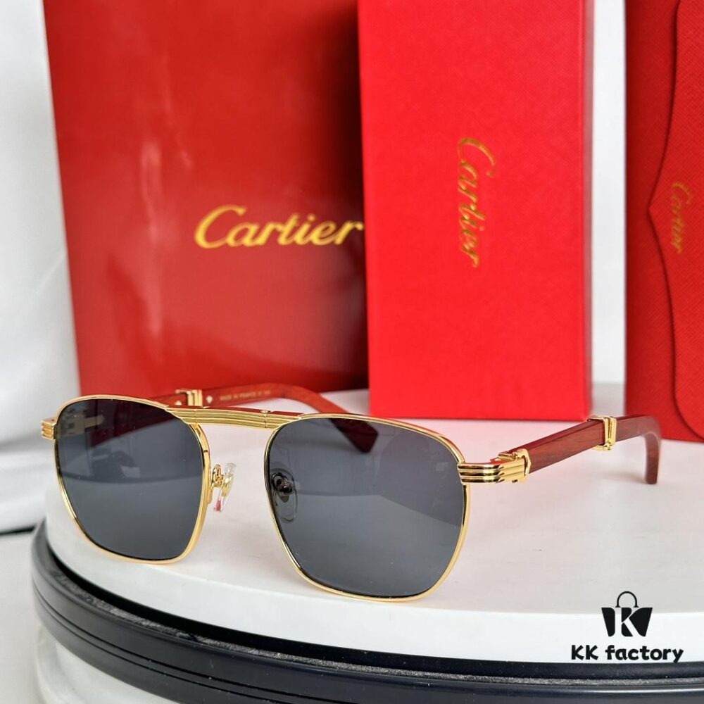 6931fbd93a89a121ed54c6b6 CARTIER Folding Sunglasses Model ESW00659 Size 54-22-145