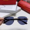 6931fbdc3a89a121ed54c6dc Cartier 2024 New Fashion Frameless Sunglasses with Retro Leopard Head Decoration, Celebrity-Inspired Square Sunglasses for Men and Women, UV-Protective Unisex Eyewear