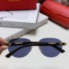 6931fbdc3a89a121ed54c6dd Cartier 2024 New Fashion Frameless Sunglasses with Retro Leopard Head Decoration, Celebrity-Inspired Square Sunglasses for Men and Women, UV-Protective Unisex Eyewear