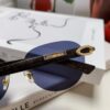 6931fbdc3a89a121ed54c6e1 Cartier 2024 New Fashion Frameless Sunglasses with Retro Leopard Head Decoration, Celebrity-Inspired Square Sunglasses for Men and Women, UV-Protective Unisex Eyewear