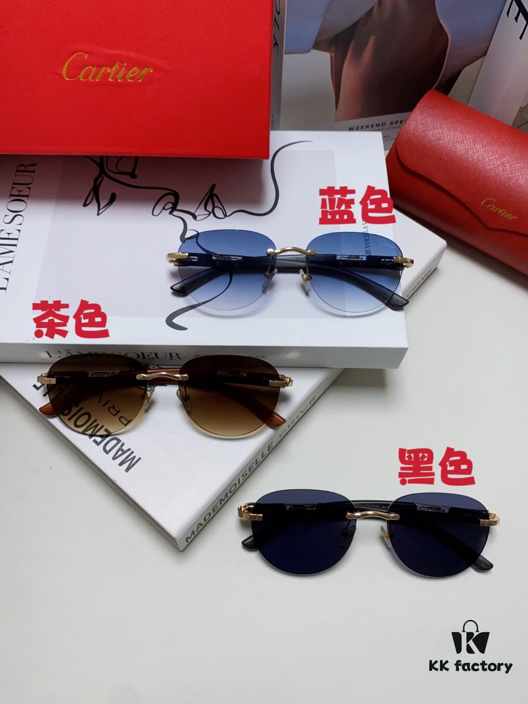 6931fbdc3a89a121ed54c6e3 Cartier 2024 New Fashion Frameless Sunglasses, Retro Stylish Leopard Head Decor, Influencer Favorite Square Sunglasses, Unisex UV Protection Shades