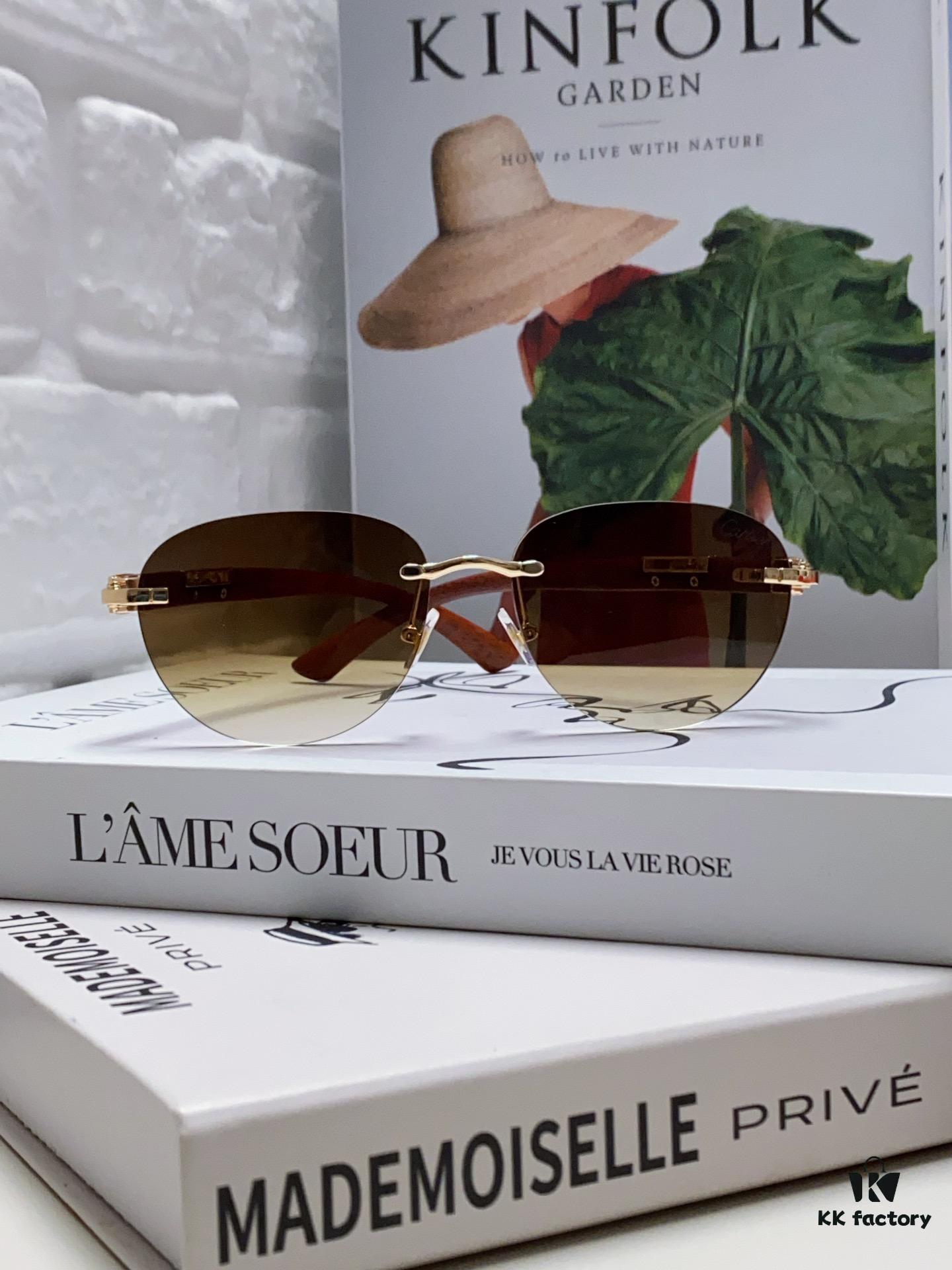 6931fbdc3a89a121ed54c6e5 Cartier 2024 New Fashion Frameless Sunglasses, Retro Stylish Leopard Head Decor, Influencer Favorite Square Sunglasses, Unisex UV Protection Shades