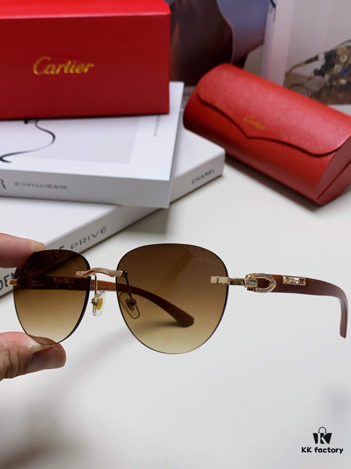 6931fbdd3a89a121ed54c6e9 Cartier 2024 New Fashion Frameless Sunglasses, Retro Stylish Leopard Head Decor, Influencer Favorite Square Sunglasses, Unisex UV Protection Shades