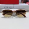 6931fbdd3a89a121ed54c6ea Cartier 2024 New Fashion Frameless Sunglasses, Retro Stylish Leopard Head Decor, Influencer Favorite Square Sunglasses, Unisex UV Protection Shades