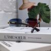 6931fbdd3a89a121ed54c6ef Cartier 2024 New Fashion Frameless Sunglasses with Retro Leopard Head Decoration, Celebrity-Inspired Square Sunglasses for Unisex, Anti-Glare Sun Protection