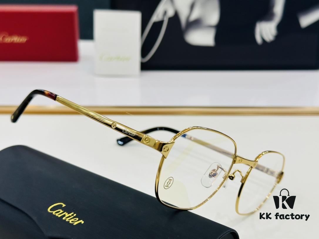 Cartier - CT0441O Size: 54×18-142, Universal Face Shape Fit, Comfortable to Wear, Can Be Fitted with Prescription Lenses 👌 Eyeglasses Sunglasses