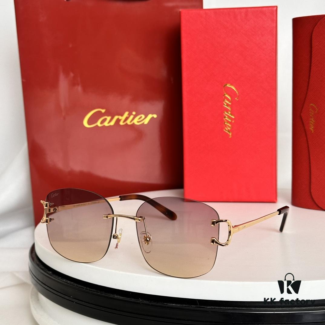 Authentic Cartier CT0032RS Sunglasses, Arrived in Full Color Options, Size: 52-19-145
