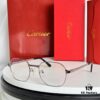 6931fbee3a89a121ed54c7d6 New Arrival Authentic Rare Palladium Electroplated Cartier Classic Metal Frame Eyeglasses CT0441OA Size 51-21-145
