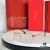 6931fbee3a89a121ed54c7d7 New Arrival Authentic Rare Palladium Electroplated Cartier Classic Metal Frame Eyeglasses CT0441OA Size 51-21-145