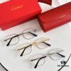 6931fbee3a89a121ed54c7dd New Arrival Authentic Rare Palladium Electroplated Cartier Classic Metal Frame Eyeglasses CT0441OA Size 51-21-145