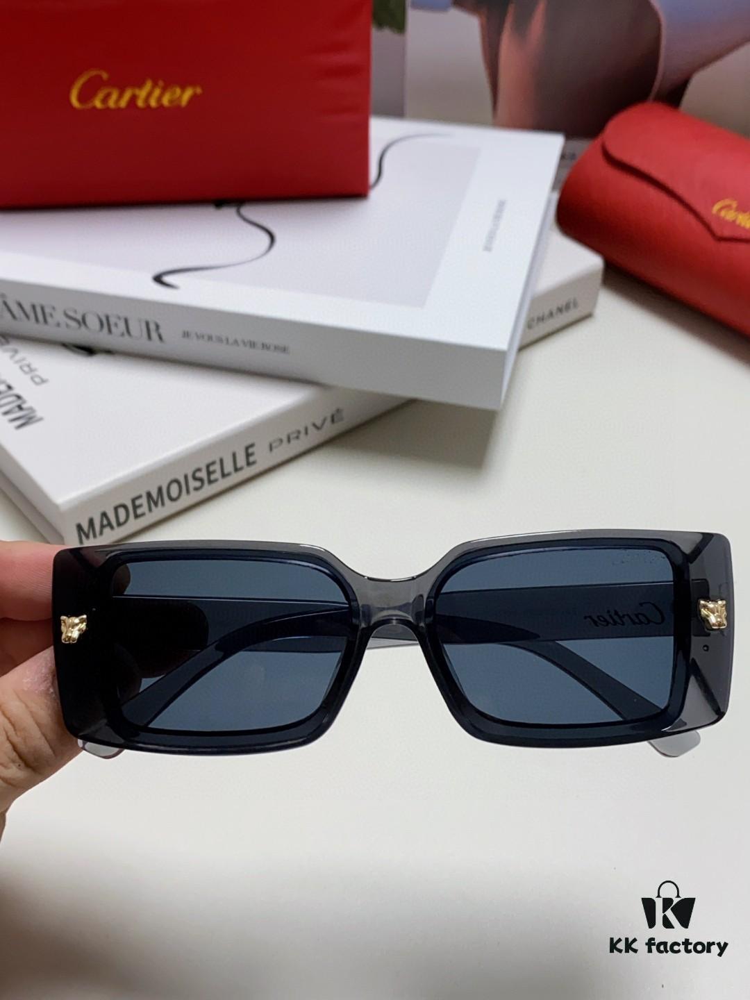 6931fbfd3a89a121ed54c89f Cartier Unisex Sunglasses, Timeless Leopard Logo Design, Simple and Elegant Frame, Universal Fit for All Face Shapes
