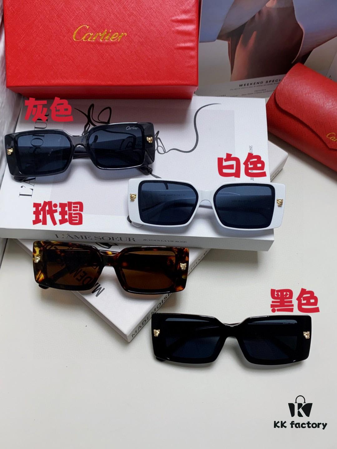 6931fbfd3a89a121ed54c8a5 Cartier Unisex Sunglasses, Timeless Leopard Logo Design, Simple and Elegant Frame, Universal Fit for All Face Shapes