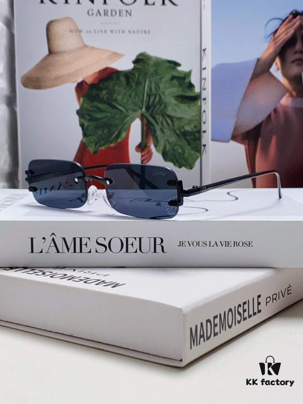 6931fbfe3a89a121ed54c8b1 Cartier 2024 New Arrival Square Frameless Cut-Out Sunglasses for Women, Slimming and Stylish, European-American Fashion INS-Style Streetwear Chic, Trendy Oversized Sunglasses