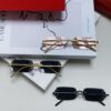 6931fbff3a89a121ed54c8c3 Cartier 2024 New Square Frameless Cut-Out Sunglasses for Women, Slimming, Fashionable European-American Style, Instagram-Worthy Street Snap Cool Sunglasses, Stylish Small Eyewear